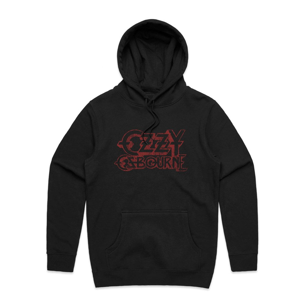 Ozzy Ozbourne - Angel Wings - Black Pullover Hood