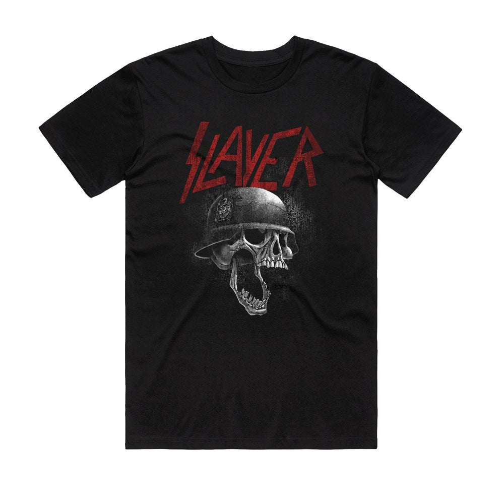 Slayer - Skull Helmet - T-shirt Black
