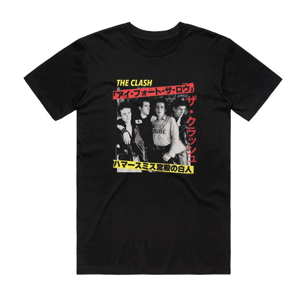 The Clash - London Call Japan Black T-shirt