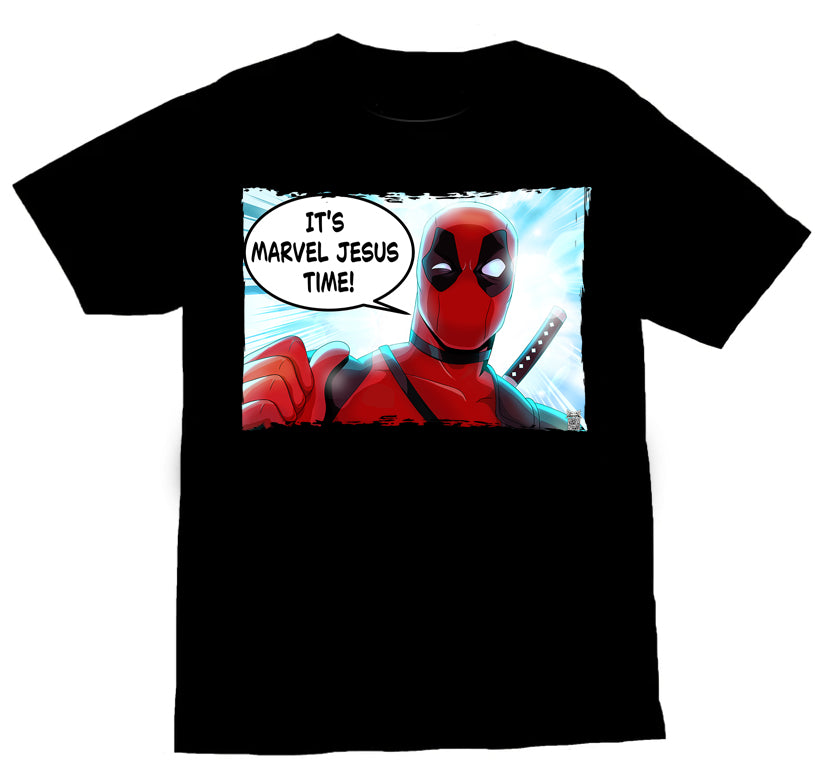 Deadpool Marvel Jesus Wolverine Marvel Tee - Adrian Nicita