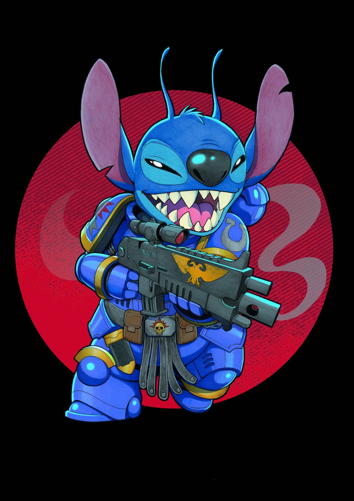 STITCH WARHAMMER T SHIRT