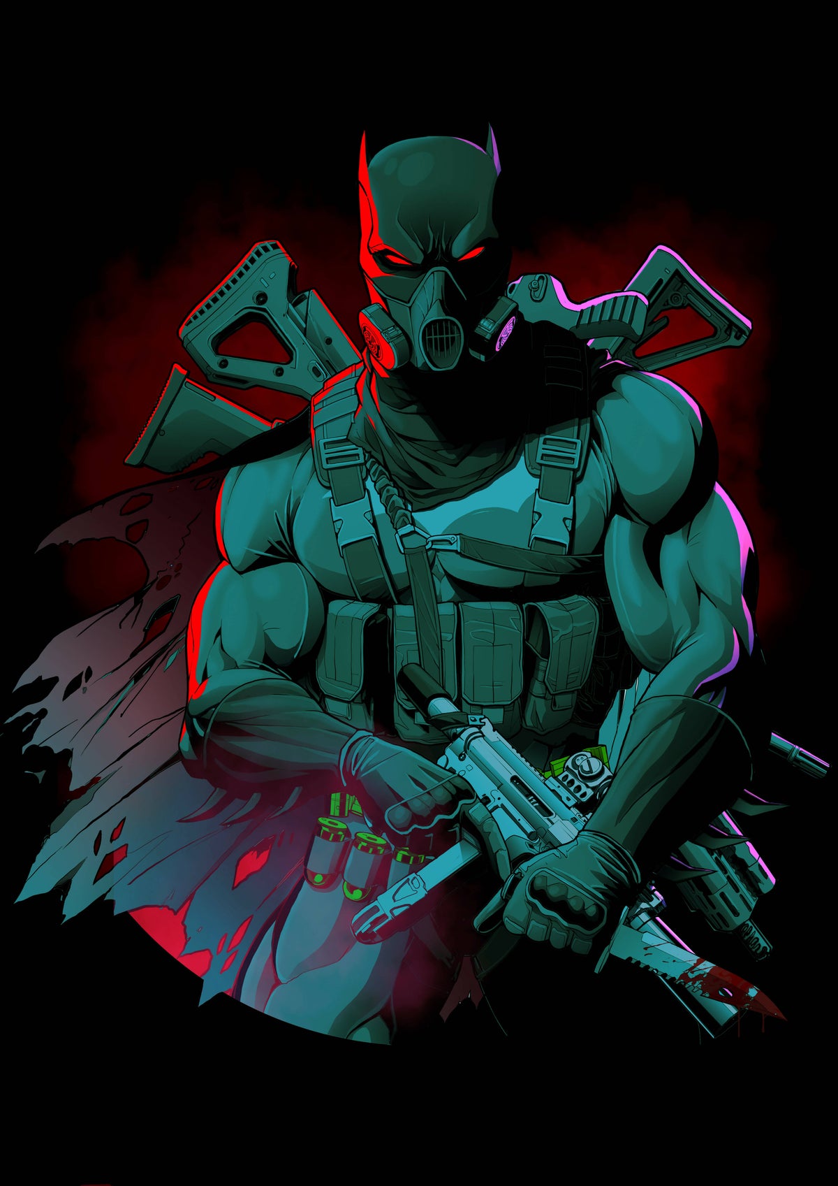 BATMAN WITH GUNS SHIRT 1 copy