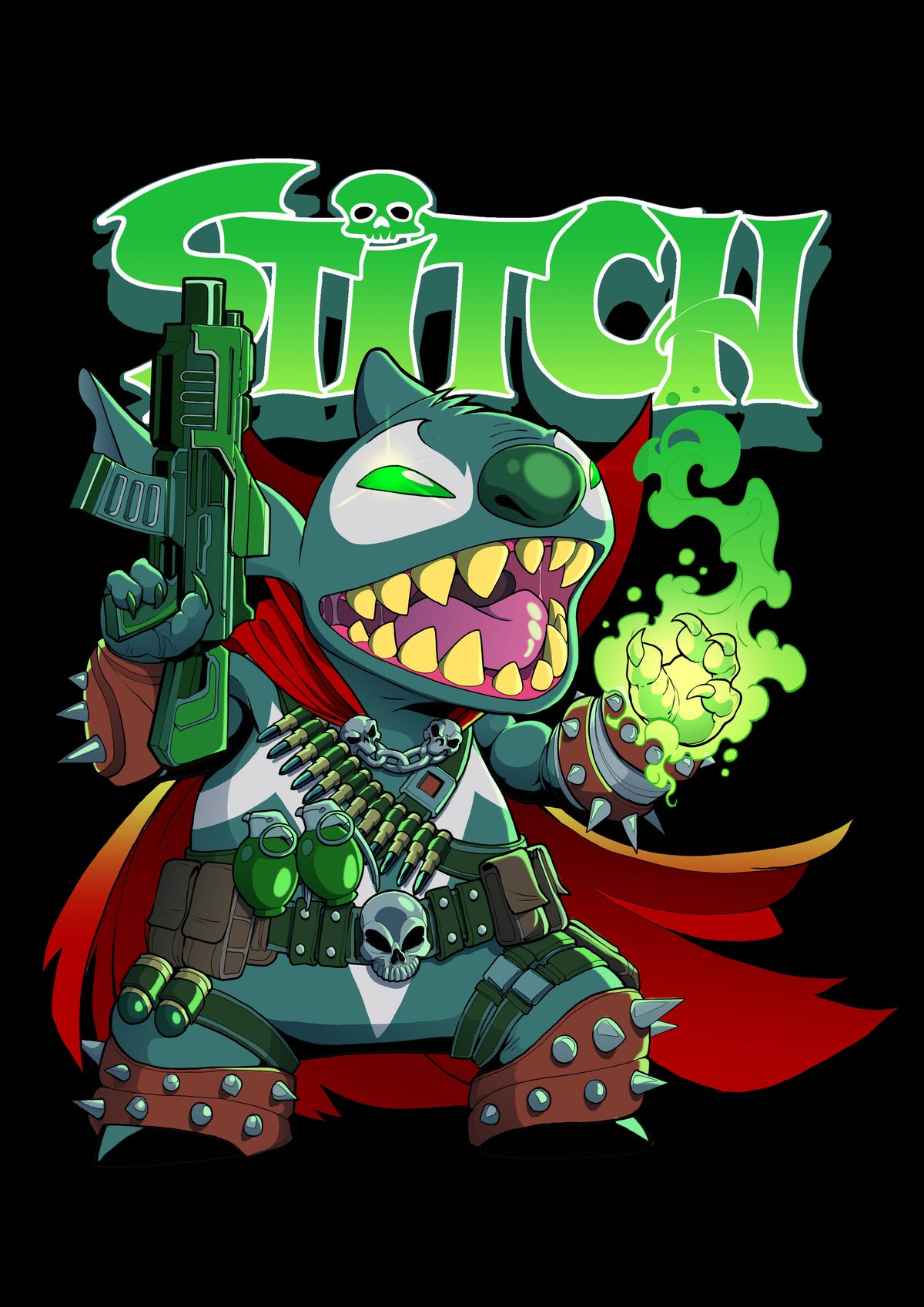 SPAWN STITCH T SHIRT