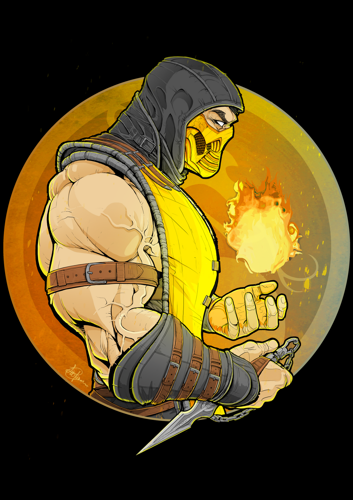 SCORPION GRAPHIC T SHIRT