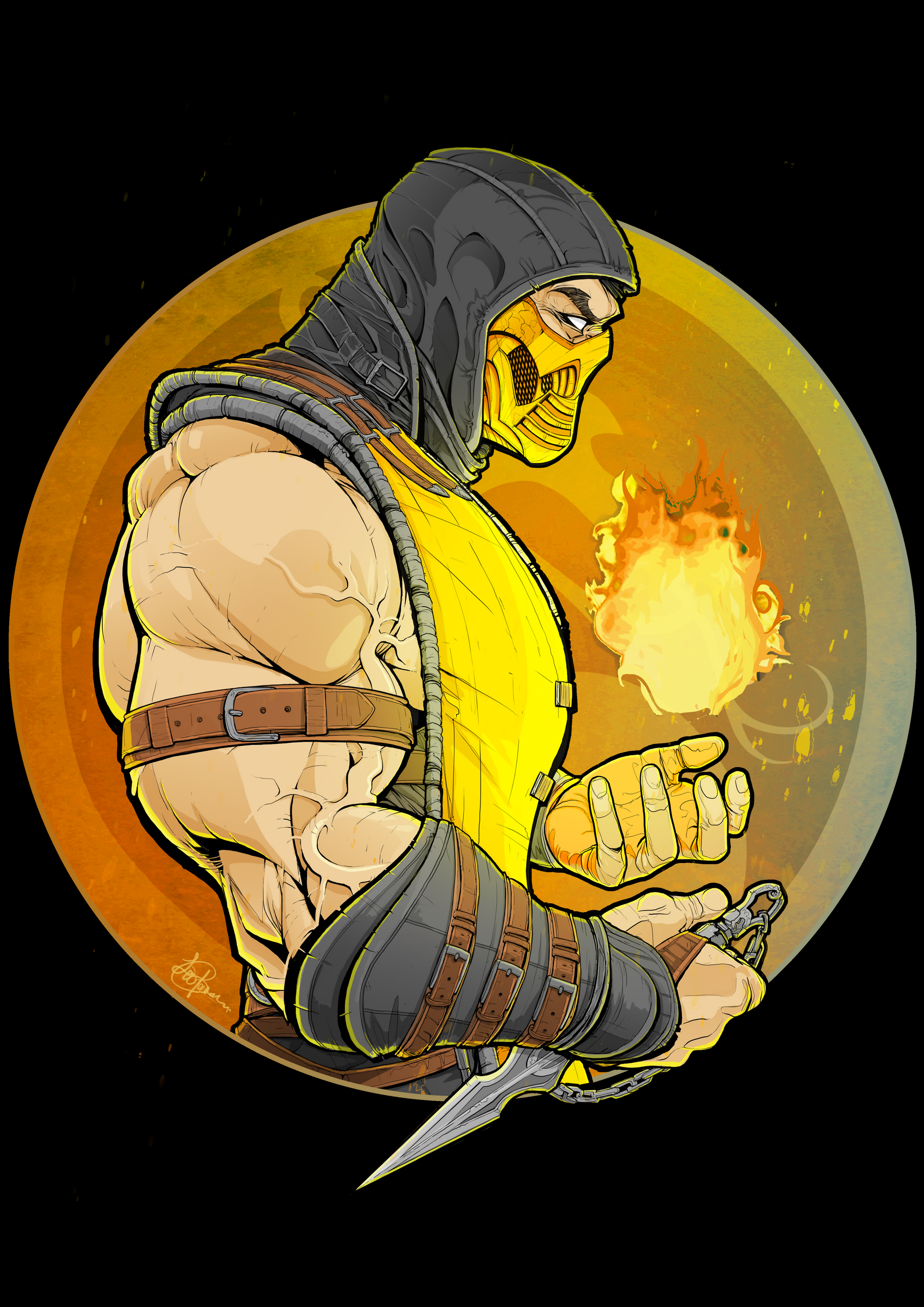 SCORPION GRAPHIC T SHIRT